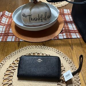 Black Coach Wallet